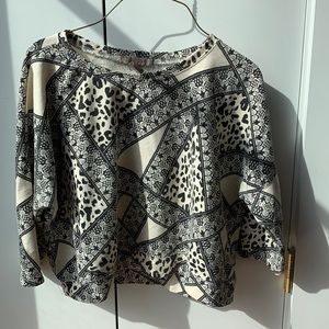 Forever 21 Printed Crop Top